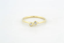 Afbeelding in Gallery-weergave laden, Ring met diamant, geelgoud