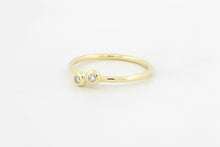 Afbeelding in Gallery-weergave laden, Ring met diamant, geelgoud