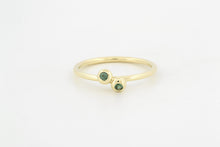 Afbeelding in Gallery-weergave laden, Ring met toermalijn, geelgoud