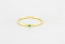 Afbeelding in Gallery-weergave laden, Ring met groene toermalijn, geelgoud