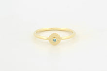 Afbeelding in Gallery-weergave laden, Ring met zon en topaas, geelgoud