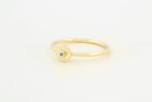 Afbeelding in Gallery-weergave laden, Ring met zon en topaas, geelgoud