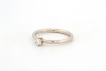 Afbeelding in Gallery-weergave laden, Ring met zespoot en diamant, witgoud
