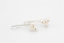 Afbeelding in Gallery-weergave laden, Oorhangers IJskristal, zilver