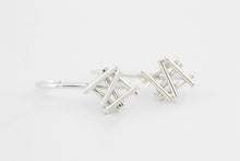 Afbeelding in Gallery-weergave laden, Oorhangers Mikado, zilver