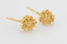 Afbeelding in Gallery-weergave laden, Oorhangers Mini Dot, geelgoud