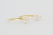 Afbeelding in Gallery-weergave laden, Oorhangers IJskristal, geelgoud