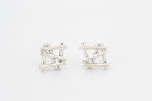 Afbeelding in Gallery-weergave laden, Oorstekers Mikado, zilver