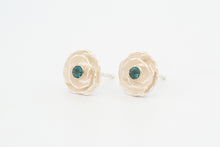 Afbeelding in Gallery-weergave laden, Oorstekers Roosjes XL, zilver