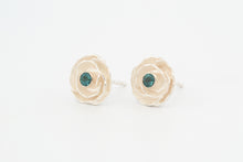 Afbeelding in Gallery-weergave laden, Oorstekers Roosjes XL, zilver