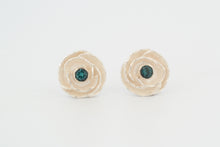 Afbeelding in Gallery-weergave laden, Oorstekers Roosjes XL, zilver