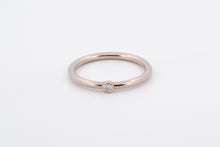 Afbeelding in Gallery-weergave laden, Ring met diamant, witgoud