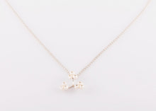 Afbeelding in Gallery-weergave laden, Collier IJskristal, zilver