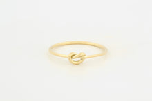 Afbeelding in Gallery-weergave laden, Ring met knoop, geelgoud
