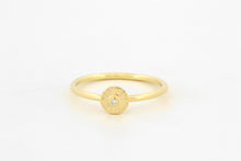 Afbeelding in Gallery-weergave laden, Ring met zon en diamant, geelgoud
