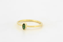 Afbeelding in Gallery-weergave laden, Ring met groene toermalijn ovaal, geelgoud
