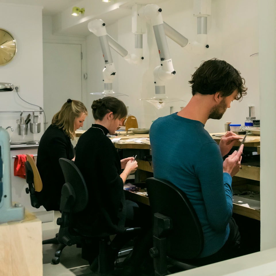 We maken alle verlovingsringen in ons eigen atelier in Breda