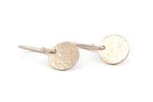 Afbeelding in Gallery-weergave laden, Oorhangers Maan, witgoud
