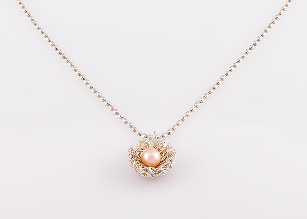 Collier Nestje, zilver